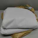 RYB HOME Grayish White Blackout Sliding Glass Curtain, Thick Textured Linen Look Room Divider Curtain with Anti Rust Grommet, Extra Wide Thermal Insulated Patio Curtain, W100 x L84, 1 Panel