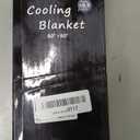 Topcee Cooling Blanket for Night Sweats Decorative Tie DyeAbsorbs Heat to Keep Cool on Warm Nights, Q-Max 0.5 Cooling Blankets for Hot Sleepers, Ultra-Cool Lightweight Blanket for Bed (Twin Size) (Grey Watercolor)