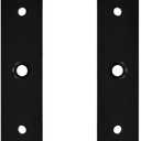 IFCASE Steel VESA Extension Brackets for Monitor Ceiling/Wall Mounts, Adjustable Heavy Duty 100mm 75mm VESA Extender Arms Plate Bracket (Black)