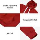Men's Tracksuit 2 Piece Sets Fleece Casual Jogging Athletic Suits Hoodie Long Sleeve Athletic Sweatsuits (XL)