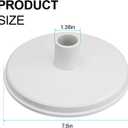 SP1106 Pool Skimmer Vacuum Plate for Hayward Swimming Pool Skimmer SP1082 1084 1085 1075 Pool Skimmer Vacuum Adapter Diameter: 7-29/32". Straight Adapter: 1 1/2
