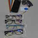 Gaoye Professional Reading Glasses for All Day - Computer Readers with Blue Light Protection - Value Pack,+2.5