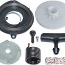 Recoil Starter Pulley Spring Grip Rope Kit for Husqvarna 435 440 Chainsaw Replace # 505647301, 537423201, 540057502