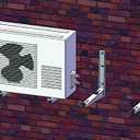Mini Split Bracket for Ductless Air Conditioner Wall Mounting 7000 - 15000 BTU