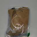 Lelepet Warm Dog Coats for Medium Dogs Waterproof Dog Jacket Reflective Pet Fleece Vest Windproof Cold Weather Coats with Adjustable Buckle & Leash Hole, Brown, M