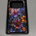 for iPhone 17 Pro Case, Wireless Charging Compatible,Dual-Layer Protection with Cute Wildflower Design, Soft Silicone + Hard Shell, Chic Phone Cover for Women - Vibrant Defined Blossoms