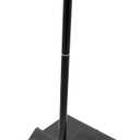 SPARTA Plastic Dust Pan, Upright Pan With 2 Piece Handle For Cleaning, 11 X 12 X 3.5 Inches, Black