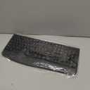 Wireless Keyboard, 2.4G Full-Sized Ergonomic Wireless Computer Keyboard with Wrist Rest for Windows, Mac OS Laptop/PC/Desktop/Notebook(Black)