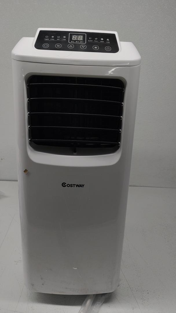 5,500 BTU Portable Air Conditioner Cools 250 Sq. Ft. with Dehumidifier in White