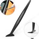 Gomake Vehicle Vinyl Wrap Window Tint Film Tool Kit Include 4 Inch Felt Squeegee, Retractable 9mm Utility Knife and Blades, Zippy Vinyl Cutter and Mini Go Corner Squeegee for Car Wrapping (5 Tools)