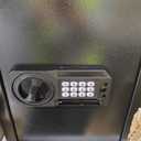 3.4 Cub Large Safes for Home Use Fire and Water Proof, Anti-Theft Digital Security Safe Box with Electronic Keypad and Key, Fire Proof Safe for Home Documents Firearm Medicine Money Valuables