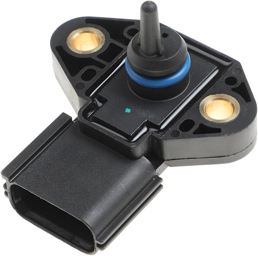 AUCELI Car 4-Pin Fuel Rail Injection Pressure Sensor, Exact Compatible with F150 F250 F350 F450 E150 E250 E350, Super Duty Escape Explorer Focus Taurus Mustang Expedition OEM#3F2E9G756AA