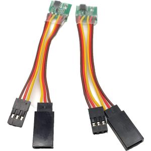 Servo Signal Reverser,2-Pack,Addlike Rotation Inverter Steering Gear Reverser for RC Aircraft 4" Length (2pcs)