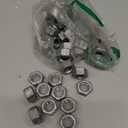 Prime-Line 9073698 Finished Hex Nuts, 5/8 In.-11, A563 Grade A Hot Dip Galvanized Steel (50 Pack), Zinc