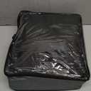 RV Awning Shade Screen with Zipper 9' x 10'3'', 600D Oxford Top + Mesh Bottom, RV Sun Shade Screen for Awning, RV Shade Complete Kits for Trailer Camper (Black)