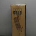 RUNWE Foam Roller with Stand - Bracket Foam Roller for Back Pain, 21 inch Trigger Point Deep Tissue Massage Roller, Medium Density Grid Bracket Foam Rollers, Leg Roller for Muscles Deep Tissue (Black)