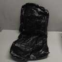 Tlswshsy 4.5 Ft Inflatable Hot Tub Cover- Energy Saving lid for Round Hot Tub- Foldable Protective Rain Overflow Cover for Outdoor Inflatable Hot Tubs (Black)