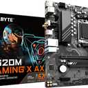 GIGABYTE A620M Gaming X AX (Rev. 1.1) AM5 LGA 1718 AMD A620 M-ATX, DDR5, PCIe 4.0 M.2, PCIe 4.0, USB 3.2 Gen1x2 Type-C, Wi-Fi 6E, Realtek 1GbE LAN, Q-Flash Plus, PCIe EZ-Latch