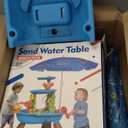 Water Table for Toddlers 1-3 Outdoor Toys for Kids Ages 4-8, 3-Tier Kids Sand Water Tables with Fishing Game Set, Beach Water Table Sensory Activity Toy for Toddlers Ages 3-5 Girls Boys Outside Play