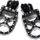 TOFR Sur ron Foot Pegs for Sur-Ron Light Bee X Foot Pedals for Talaria Sting/XXX / 79Bike Falcon M/E Ride Pro-SS/for Segway X160 X260 (Black)