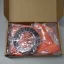 Door Hinge Cover Trim Exterior Accessories Decoration for 2018-2025 Jeep Wrangler JL JLU Sport Sahara Freedom Rubicon Unlimited & Gladiator JT 2-Door and 4-Door (Orange 8PCS)