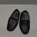 Josmo Boys Moccasin Driving Loafers - Casual Dress Penny Slip On Boat Shoes 1 BBg Kid (Black)