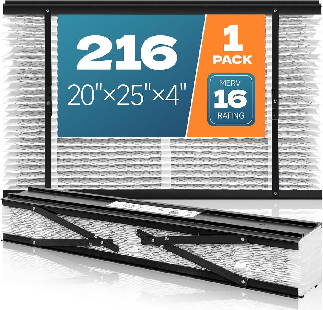 1Pack 216 Replacement Filter Compatible with AprilAire Whole House Air Purifiers MERV 16 Air Purifiers, Models 1210, 1620, 2120, 2200, 2210, 2216, 3210, 4200