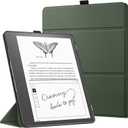 Fintie Trifold Case for Kindle Scribe (2024/2022 Release) - Ultra Lightweight Slim Shell Foldable Stand Cover with Auto Sleep/Wake for 10.2" Amazon Kindle Scribe 2024/2022, Alpine Green