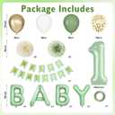 2 x Ouddy Life 1st Birthday Decorations for Boys, 40 Inch Number 1 Balloon