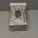 Milano Tissue Box Cover Rectangular - Decorative Tissue Box Holder Rectangular is Finished in Beautiful Mother of Pearl Shells - Durable Tissue Cover for Elegant Decor