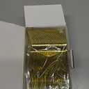 Dealusy 100 Count Heavy Duty Gold Plastic Forks Disposable, BPA-Free, Heat Resistant, Solid and Durable Premium Plastic Disposable Forks for Party Supply