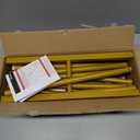 6.6 FT Arch Stand with Arch Stand Cover, Wedding Arch Backdrop Stand and Beige Arch Cover for Birthday Party Wedding Ceremony Bridal Baby Shower, BS01-5