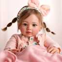 BABESIDE 24 Inch Lifelike Reborn Baby Dolls, Realistic Baby Doll Girl Soft Body Cute Real Life Baby Dolls Ideal Gift for Kids Age 3+ Pretend Play and Collectors