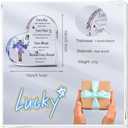 3 x Christian Gifts for Women Sisters Inspirational Positive Emotional Support Desk Decor Cross for Friends Her Home Decorative Signs Easter Bastism Birthday Cheer up Gift