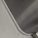 BETHEBEST 4 Gallon/15 Liter Trash Can with Soft Close Lid,Stainless Steel Garbage Can with Removable Inner Bucket,Step Pedal Trash Can for Bathroom,Bedroom,Kitchen (Silver)