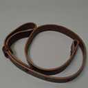 The Hunter -1" Wide Leather Rifle Sling by Nohma Leather (Brown)