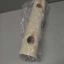 Natural Wood Log Suet Bird Feeder for Woodpeckers - 16 inch Outdoor Hanging Suet Feeder, Works with Suet Plugs, Suet Balls, Suet Cakes