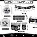 Prom Send Off Decorations 2026: Prom Decorations 2026 Prom 2026 Decorations Include Prom Plates and Napkins Banner Cup Fork Tablecloth for Prom Decorations