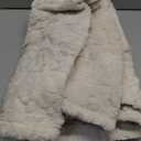 Luciphia Waterproof Dog Blanket for Small Medium Dogs Washable Couch Protector Soft Fluffy 3D Heart Jacquard Puppy Cat Blanket with Sherpa Fleece Cozy Calming Throw Blankets, Beige 57x40 inch