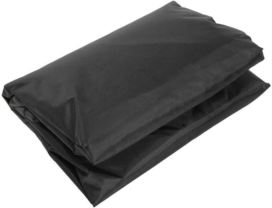 Waterproof Polyester Square Hot Tub Cover Outdoor SPA Covers Square Hot Tub Cover Hot Tub Outdoor Cover and Hot Tub Cover Protector (Black)