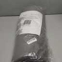 Knee Pillow for Back Sleeping, Pain Relief Memory Foam Bolster Pillow for Legs, Under Knee & Bed, Roll Round Support Wedge Pillow, Large Half Moon Pillow Ideal for Massage Table, Grey