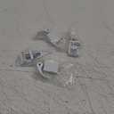 4 Pack Window Locks, Diecast Durable Design, Compatible with Horizontal and Vertical Window, Fit 1/16 inch(0.16cm) up to Wide Rail Easy Installation Enhanced Safety (1-3/16 Inch Short Version,White)