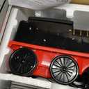 Ride on Train Toys Electric TrainSet with Track 2 Seaters Cargo Car,Music,Light Christmas Birthday Gifts for Toddlers Kids Boys Girls