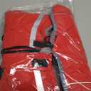 Dog Coat, Warm Dog Winter Coat for Large Dogs, Waterproof Jacket with Harness Built in, Reflective Turtleneck Cold Weather Coats with Zipper,Pet Fleece Vest Snow Jacket, Red L