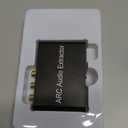 HDMI ARC Audio Extractor, SPDIF Optical Coaxial to RCA 3.5mm Stereo Audio Converter Adapter, Support 192kHz & 5.1CH for HDTV, Headphone Amp for Home Theater