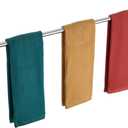 KOKOSIRI Towel Holder Brushed Nickel 36-Inch Towel Rack for Bathroom Wall Mount Single Bar Stainless Steel Bathroom Hardware Accessories, B4007BR-L36