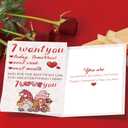 3 x Cute Gnome Valentines Day Card for Husband, Wife, Boyfriend, or Girlfriend  Valentines Day Gifts for Him or Her (WY-504)