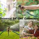 15FT Lightweight PVC Garden Hose: 1/2 Inch Flexible Hose with 3/4 Inch GHT and Shut Off Valve - Leak-Proof Design with Washers and Repair Connector for Small Yard Car Washing
