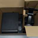 Klearlook Upgraded Adjustable Keyboard Tray for Above Desk & Under Desk Use - Ergonomic Sit-Stand Keyboard Riser with 360 Rotation, 24.4"10" Keyboard Stand with Wrist Rest & Storage Drawer - Black