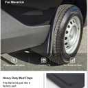 Kiwi Master Mud Flaps for 2022-2026 Ford Maverick, OEM Replacement # NZ6Z-16A550-AA NZ6Z-16A550-BA, Heavy Duty Mud Guards, Front & Rear Splash Guards, No Drill, 4 Pcs Set